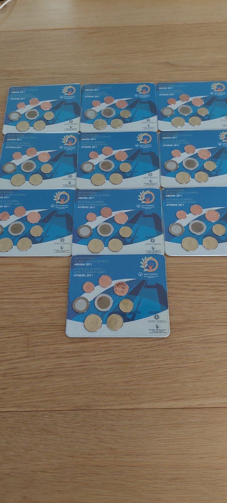 Griekenland 2011 - BU-set - 10 of 5 stuks!, Postzegels en Munten, Ophalen of Verzenden, Griekenland, Setje