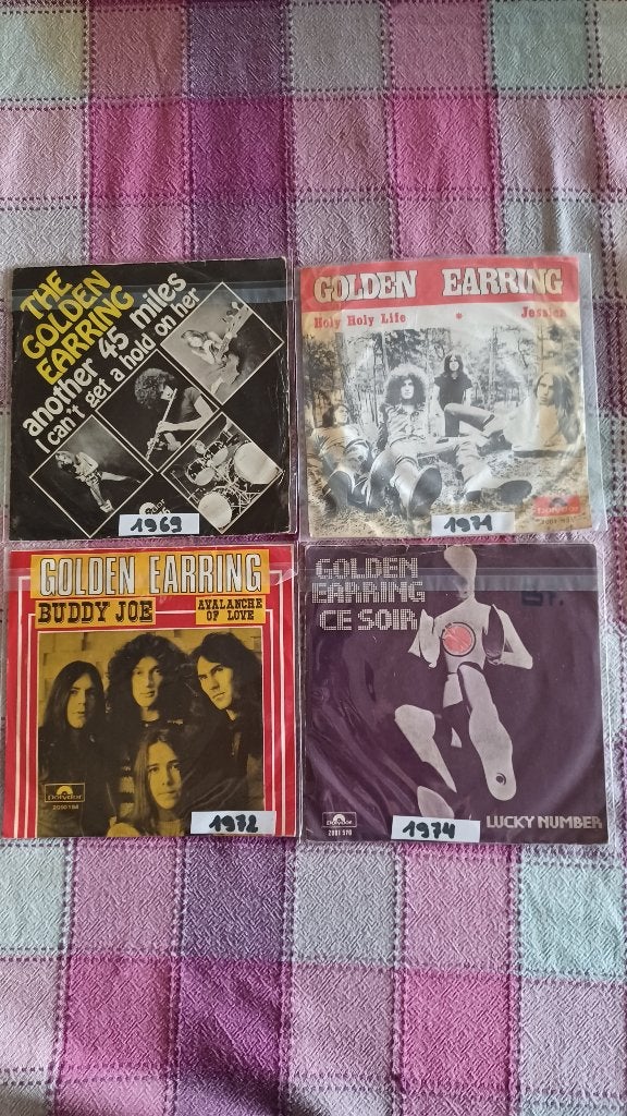vinyl singles Golde Earring, Cd's en Dvd's, Ophalen of Verzenden, Gebruikt