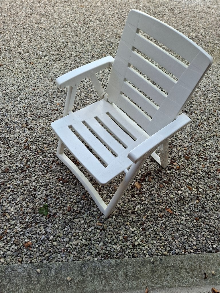 Tuinzetel, Tuin en Terras, Ophalen, Zo goed als nieuw, Kunststof, Inklapbaar