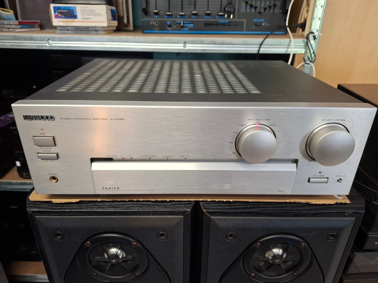 Prachtige versterken Kenwood koopje, TV, Hi-fi & Vidéo, Tuners, Enlèvement