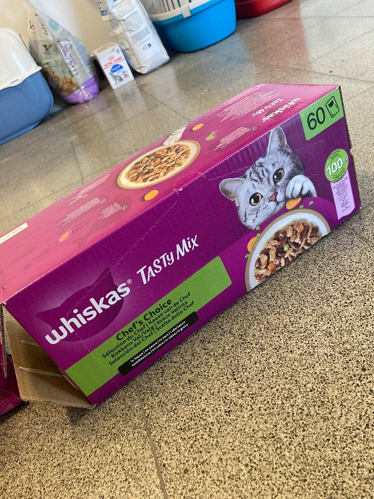 Complete kattenvoer whiskas (nat + droog), Dieren en Toebehoren, Dierenvoeding, Ophalen, Kat