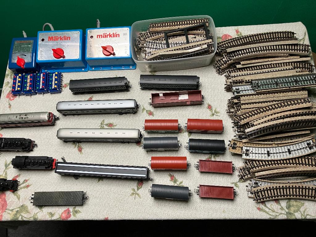 marklin treinen, Hobby en Vrije tijd, Ophalen, Wisselstroom, Gebruikt, Rails