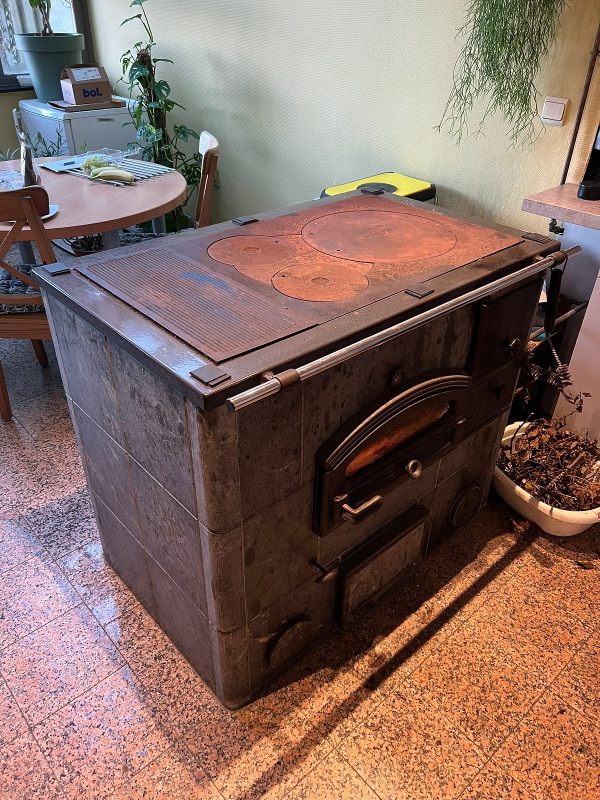 Speksteenkachel keuken, Ophalen, Gebruikt