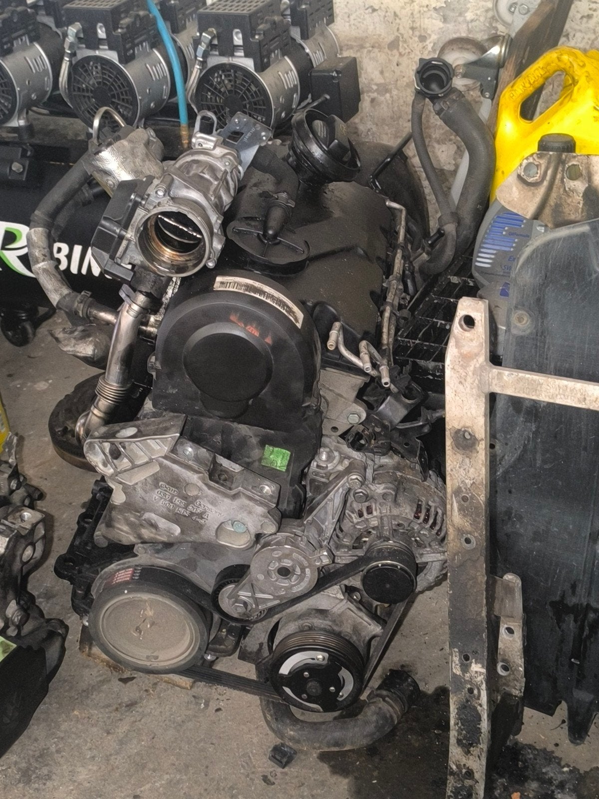 Moteur 1.9 tdi golf 5 A3 etc, Enlèvement