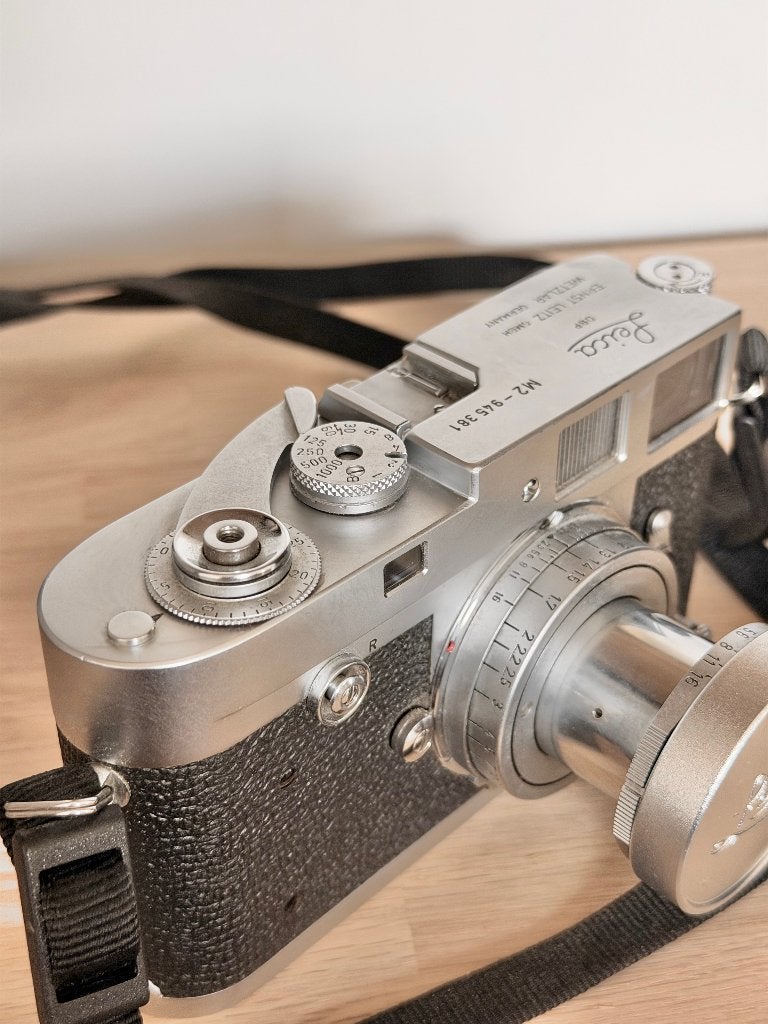 Leica M2 + objectif 50mm + objectif 90mm, Audio, Tv en Foto, Ophalen, Zo goed als nieuw, Spiegelreflex, Leica