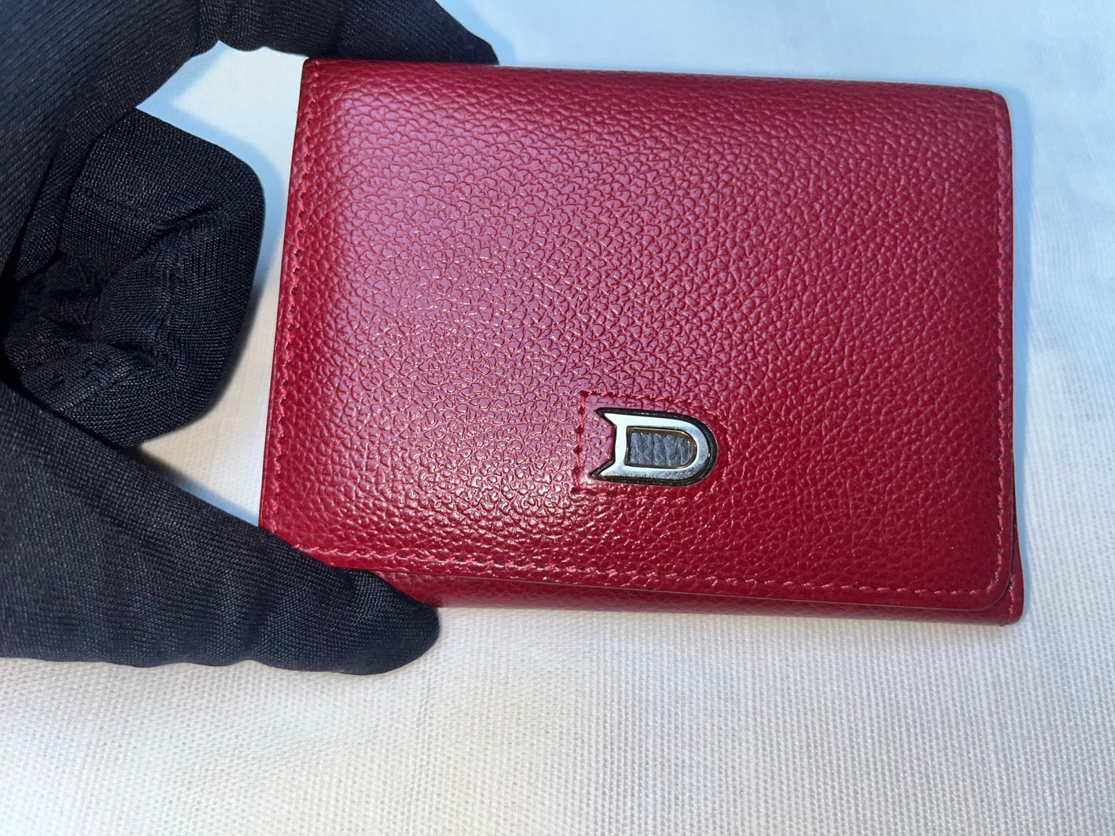 Delvaux card holder / kaartetui, Bijoux, Sacs & Beauté, Enlèvement ou Envoi, Comme neuf, Rouge