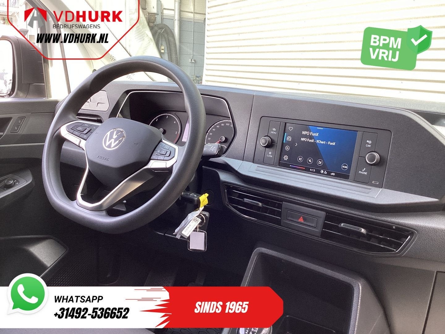 Volkswagen Caddy Cargo 2.0 TDI 100 pk Omvormer/ Sortimo/ Cru, Autos, Camionnettes & Utilitaires, Achat, Entreprise, Boîte manuelle