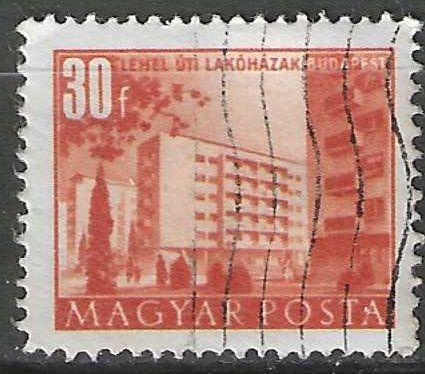 Hongarije 1951-1952 - Yvert 1006 - Heropbouwingsplan (ST), Postzegels en Munten, Postzegels | Europa | Hongarije, Verzenden, Gestempeld