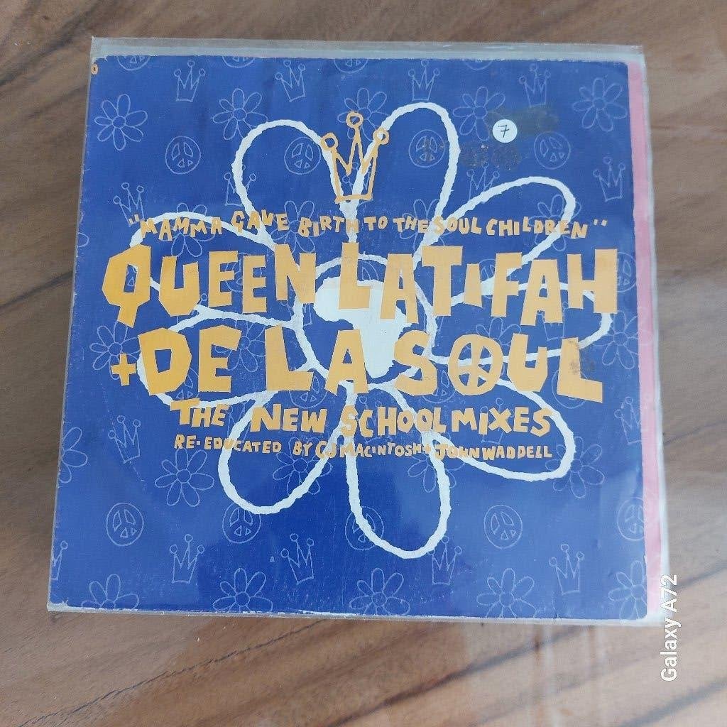 queen latifah & de la soul mamma gave birt to the soul child, Gebruikt, 7 inch, Ophalen of Verzenden, Pop