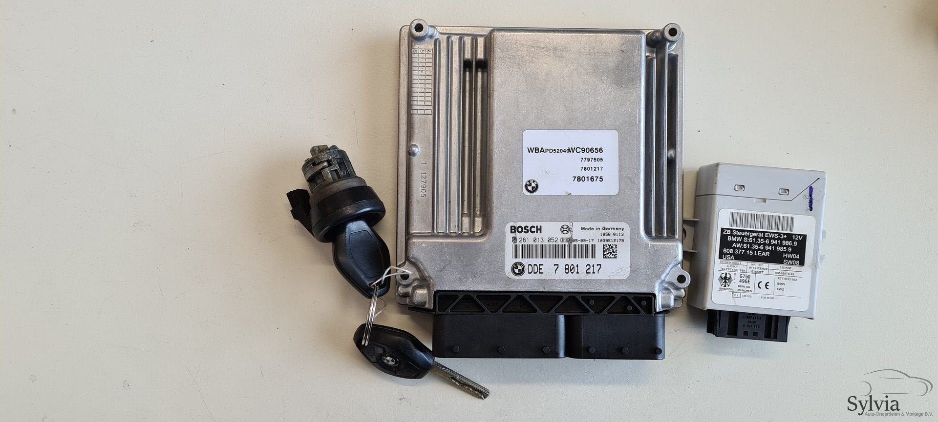 Startset EWS Contactslot+ ECU BMW X3 3.0d E83 M57  7801217, Autos : Pièces & Accessoires, -, Utilisé, -, -