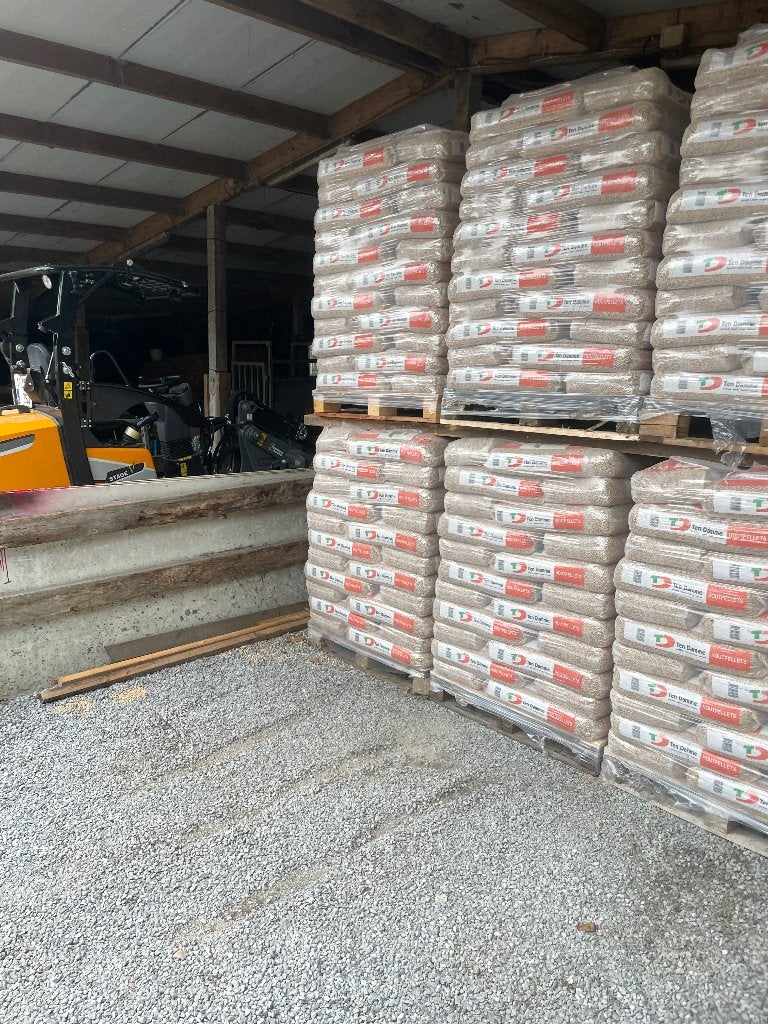 Houtpellets ten Damme 440€ de pallet, Tuin en Terras, Ophalen