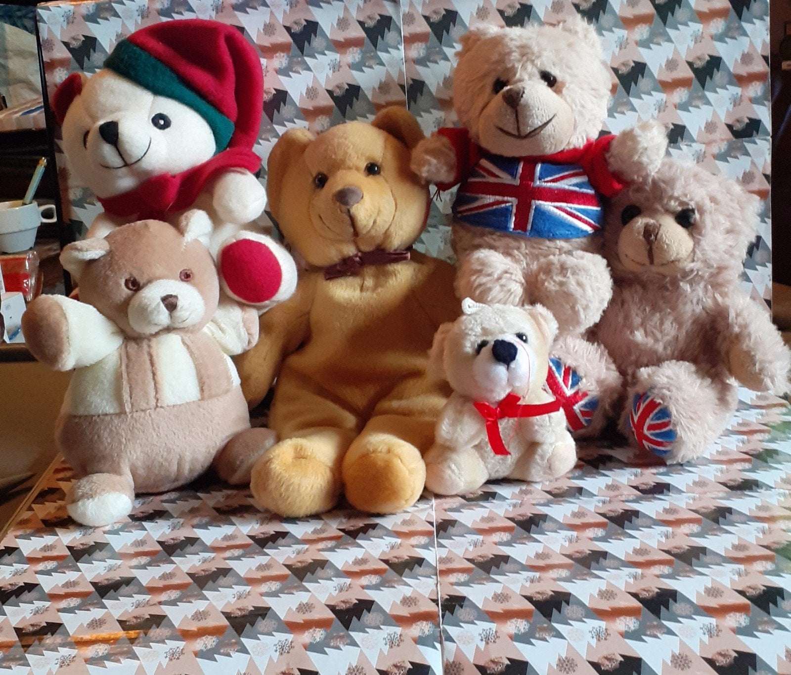 lot de 6 peluches doudous ourson, Collections, Enlèvement ou Envoi