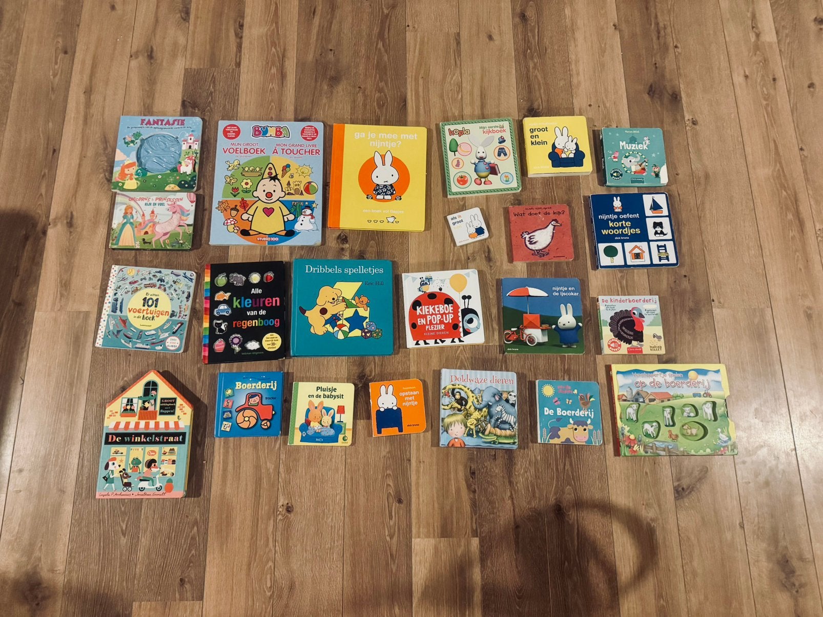 Mooi pakket baby/peuter boeken o.a. Nijntje, Bumba, Dribbel, Ophalen, Gebruikt