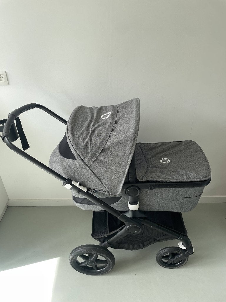 Bugaboo Fox 3 Grey Melange – complete set, Enfants & Bébés, Poussettes & Combinaisons, Bugaboo, Enlèvement, Utilisé, Poussette