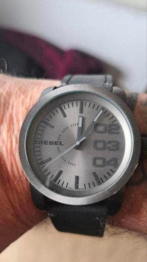 Diesel horloge DZ1467 - waterdicht, Bijoux, Sacs & Beauté, Montres | Hommes, Enlèvement ou Envoi, Neuf, Montre-bracelet, Cuir