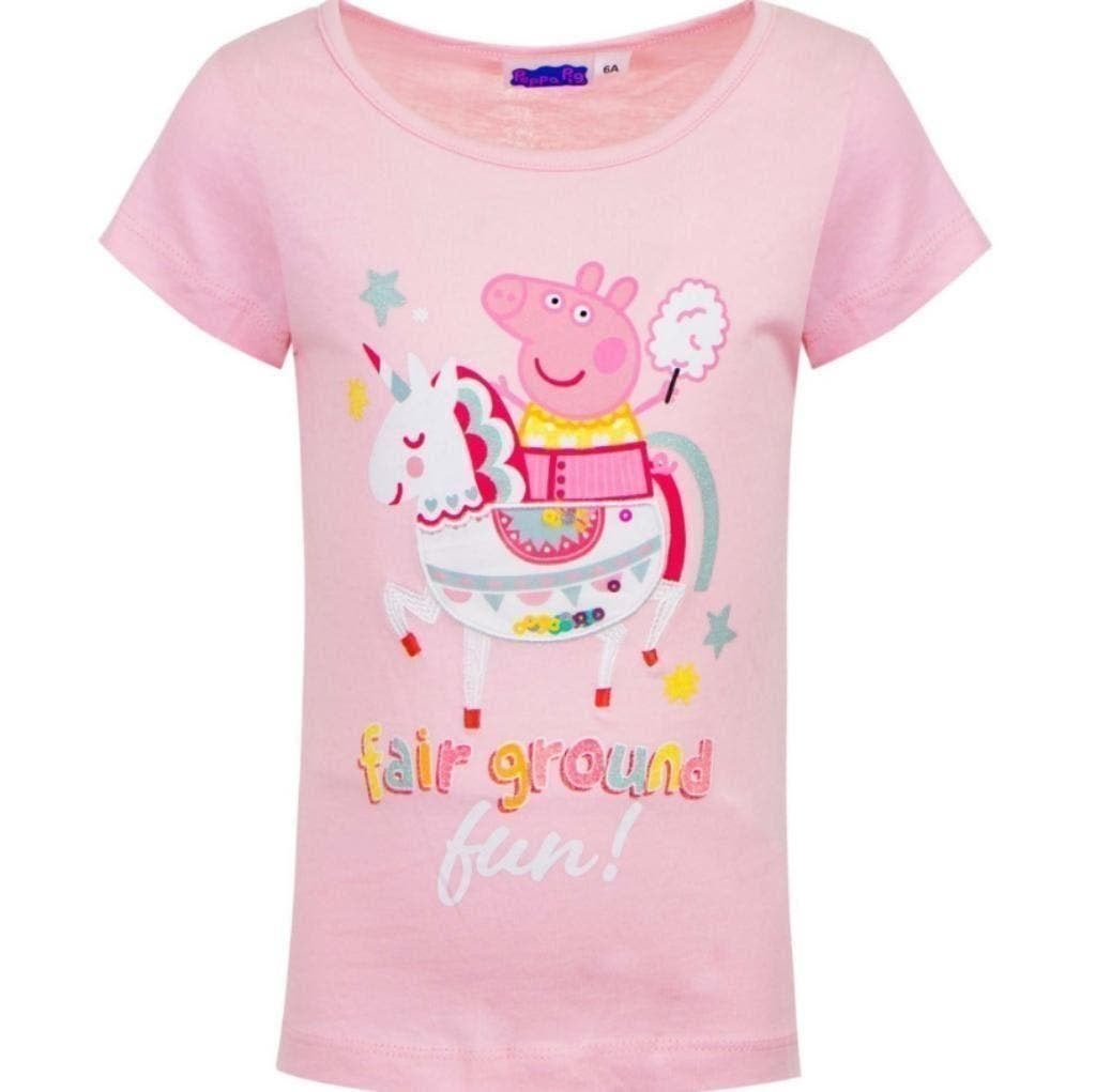 Peppa Pig Unicorn T-shirt - Roze - Maat 116 - Katoen, Kinderen en Baby's, Meisje, Nieuw, Ophalen of Verzenden, Shirt of Longsleeve