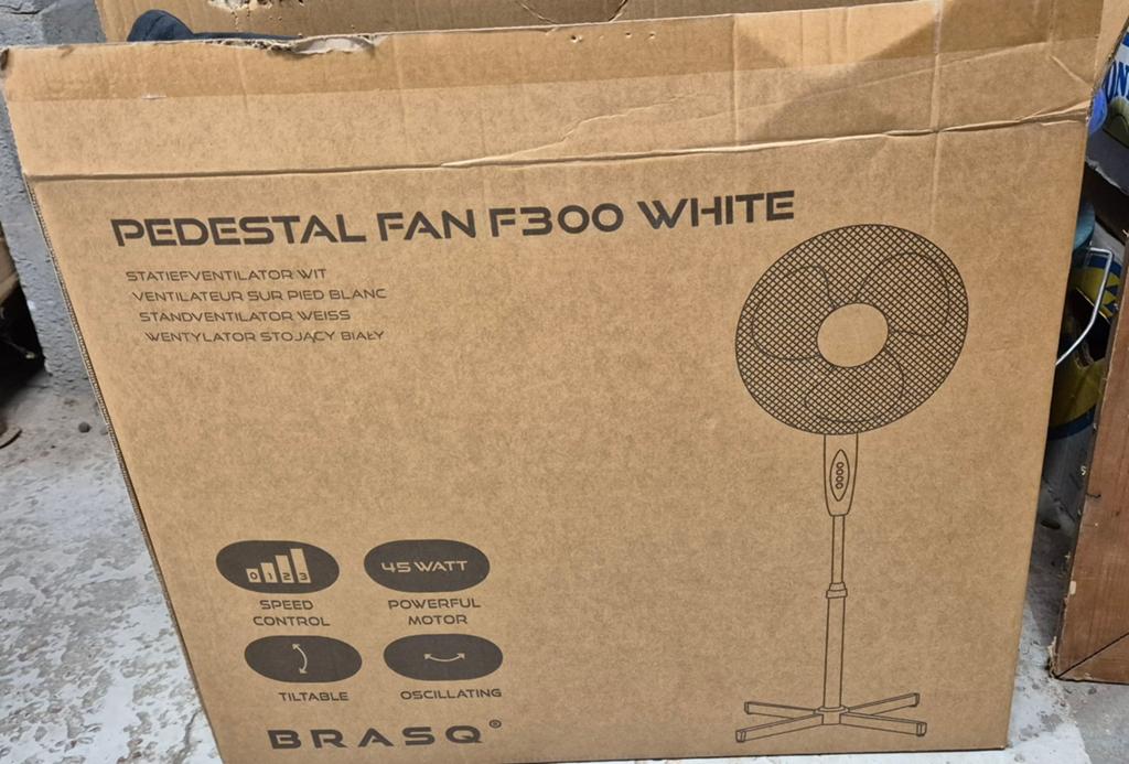 Statiefventilator F300 wit Ø 40 cm, Ophalen