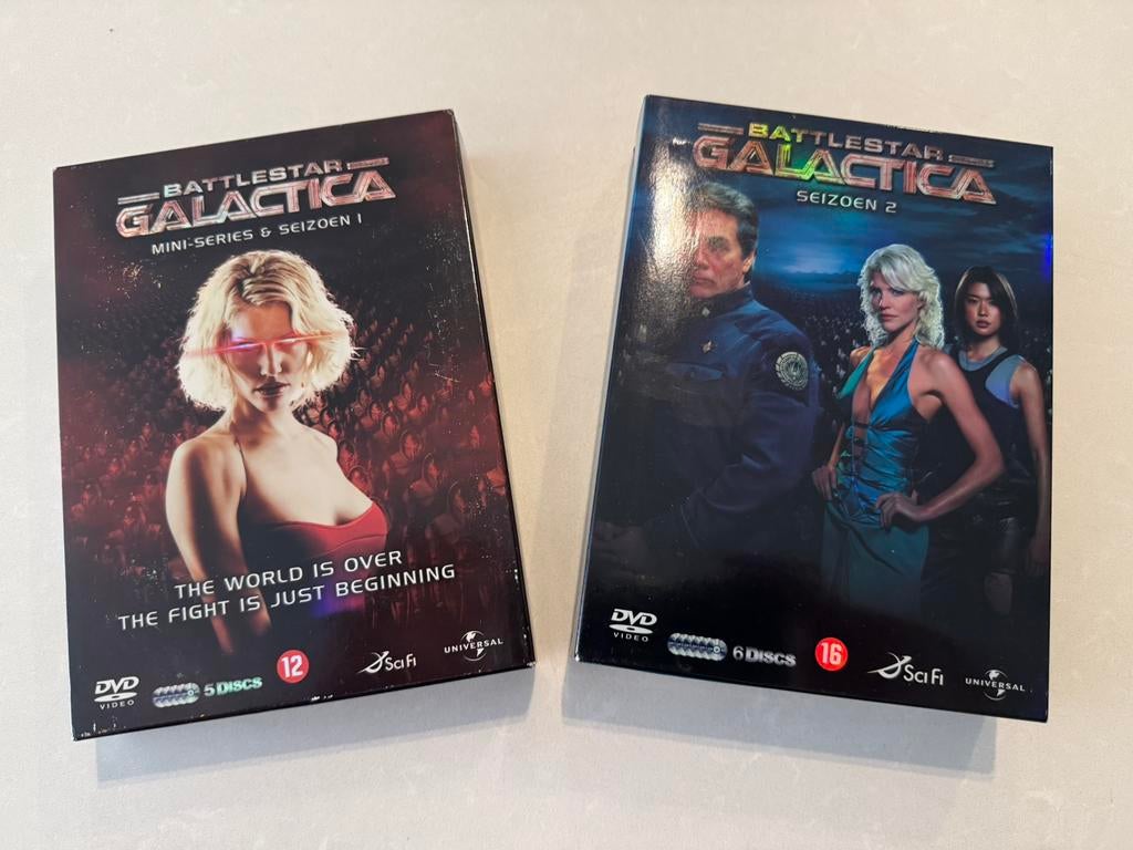 Battlestar Galactica Mini-Series, Seizoen 1 & 2 op DVD, Cd's en Dvd's, Dvd's | Science Fiction en Fantasy, Ophalen of Verzenden