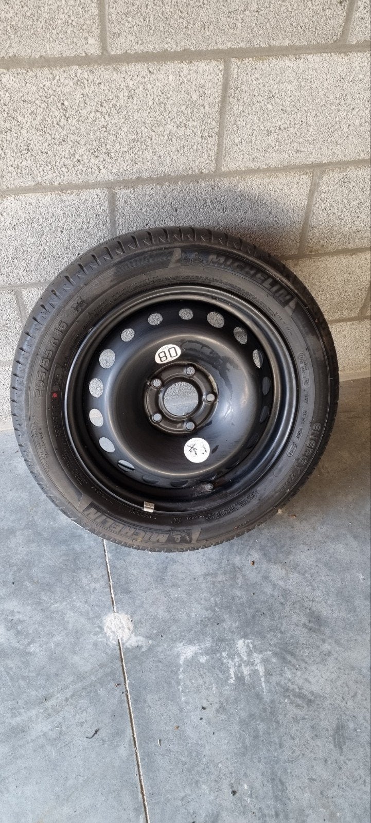 Roue de secours complète Michelin 205/55 R16 91H avec jante, Autos : Pièces & Accessoires, Pneus & Jantes, Pneus et Jantes, 16 pouces