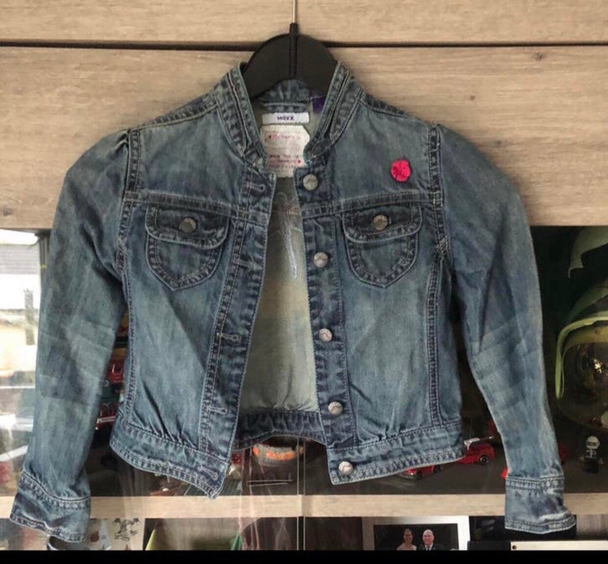 Jeansjasje dames Mexx maat M, Kleding | Dames, Jassen | Zomer, Ophalen, Zo goed als nieuw, Maat 38/40 (M), Blauw