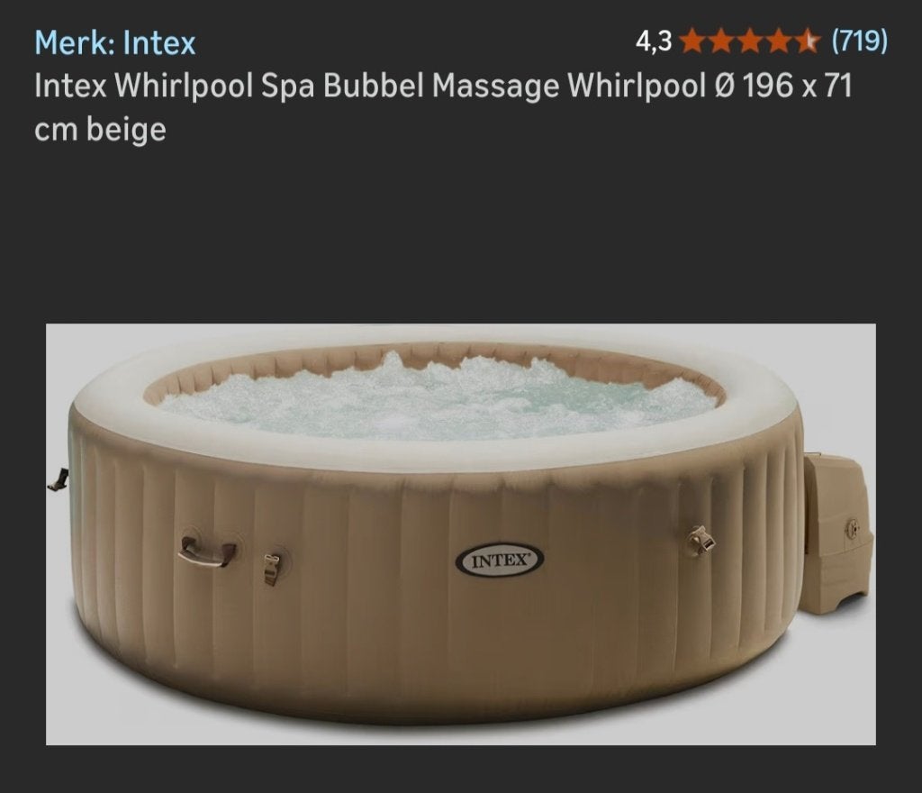 Opblaasbare jacuzzi, Ophalen, Gebruikt, Filter, Opblaasbaar
