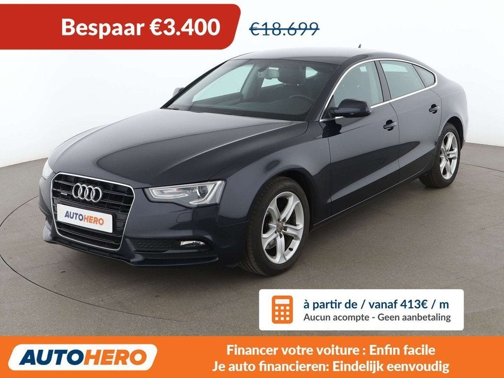 Audi A5 2.0 TDI quattro (bj 2015), Auto's, Audi, Gebruikt, Blauw, 140 kW, A5