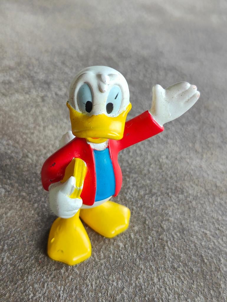 Vintage Disney Donald Duck verzamelfiguurtje, Ophalen of Verzenden, Donald Duck, Gebruikt