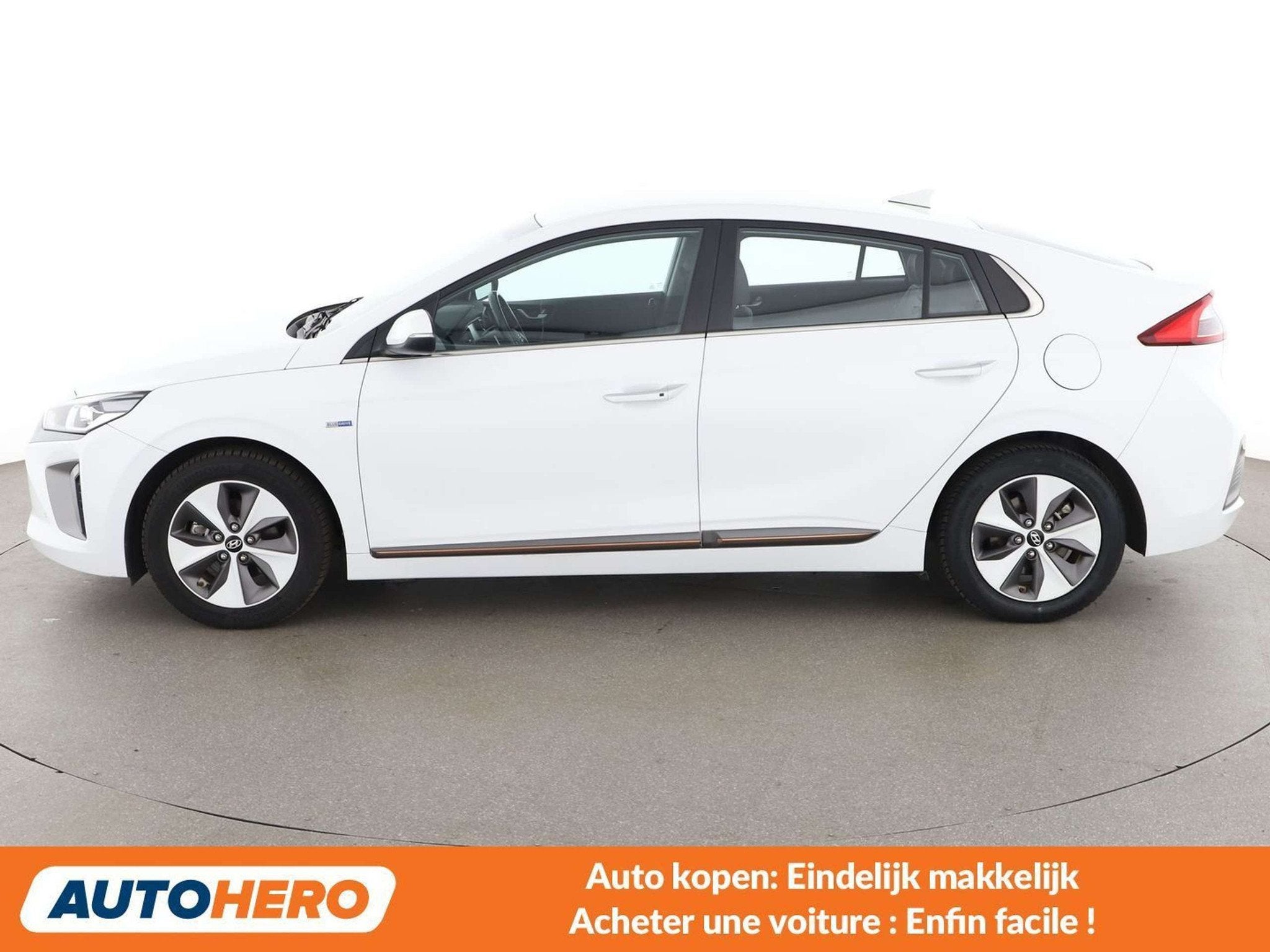 Hyundai IONIQ electric drive 88 kW Premium Elektro, Auto's, Gebruikt, Adaptive Cruise Control, Leder, Elektrisch