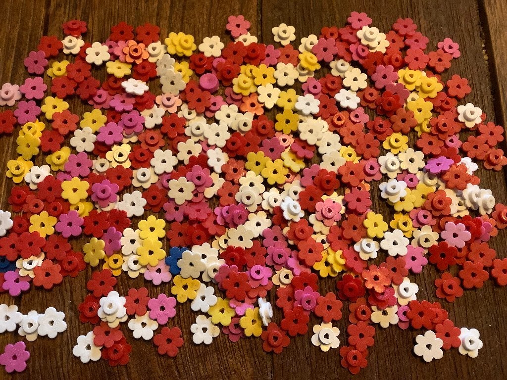 Lego bloemetjes 346 stuks / 494-A1, Ophalen of Verzenden, Zo goed als nieuw, Losse stenen, Lego