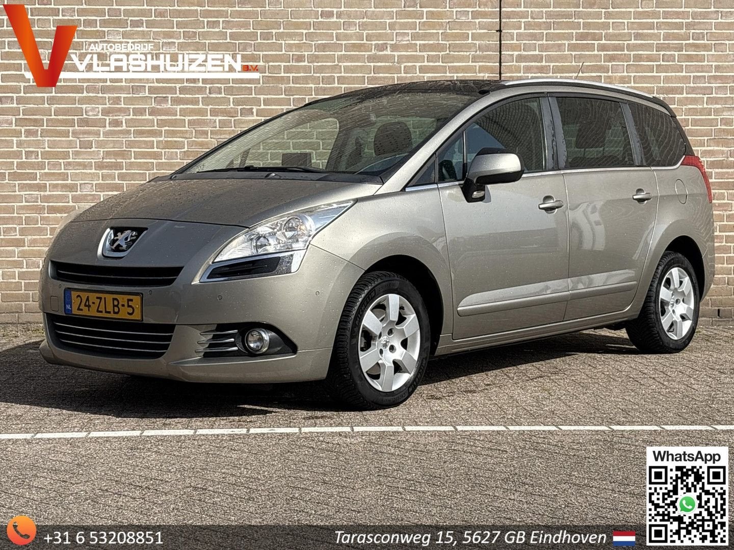 Peugeot 5008 1.6 THP Style 5p. | Pano | Climate | Cruise | N, Auto's, Peugeot, 167 g/km, Monovolume, Handgeschakeld, Zilver of Grijs