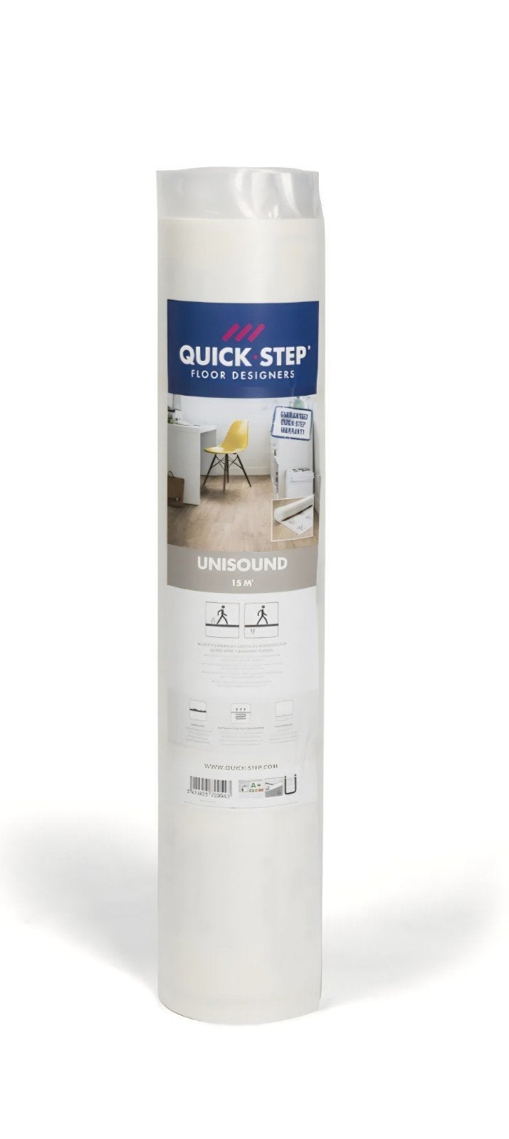 16 nieuwe rollen ondervloer Unisound Quickstep 240m², Bricolage & Construction, Enlèvement