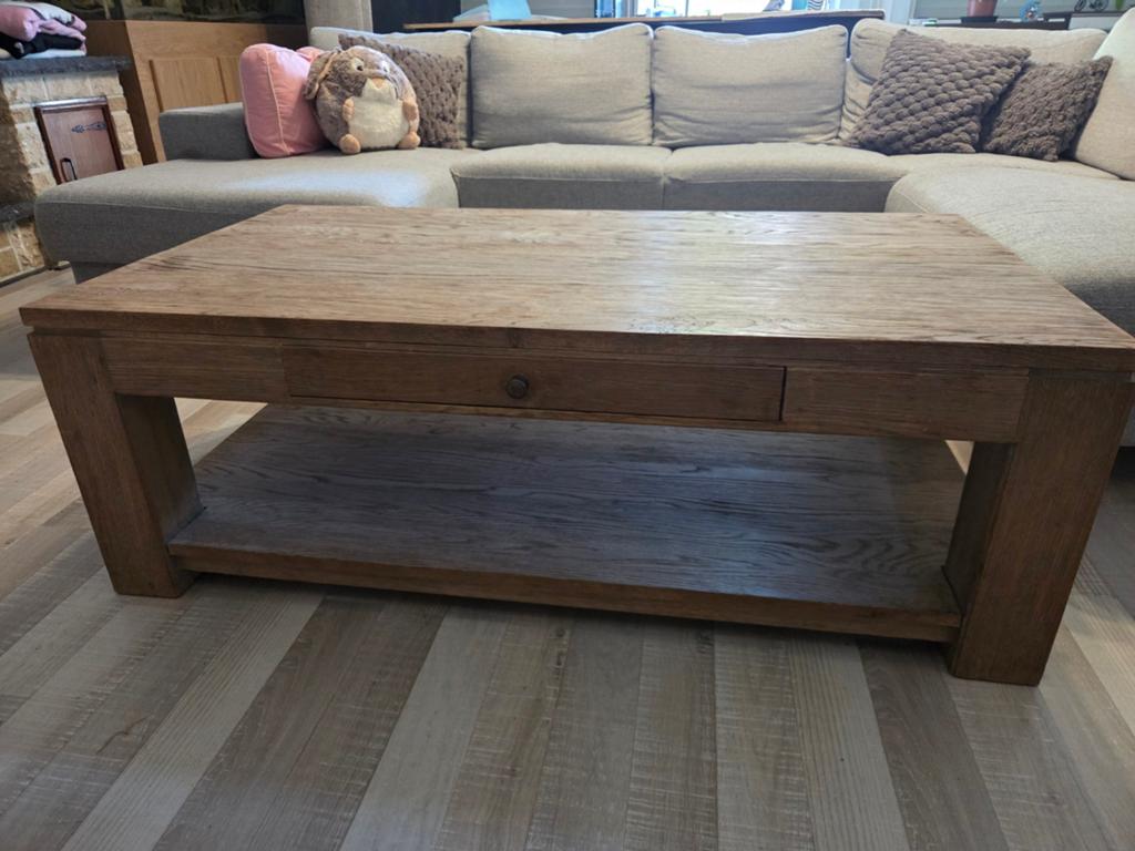 salontafel met schuif, Huis en Inrichting, Tafels | Salontafels, Ophalen, Kersenhout
