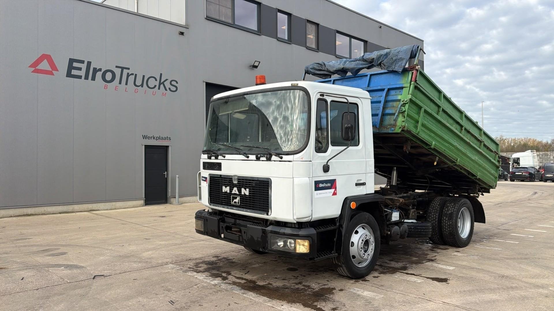 MAN 14.192 (MANUAL PUMP / POMPE MANUELLE / LAMES / STEEL / 6, Auto's, Euro 2, Achterwielaandrijving, Overige kleuren, MAN