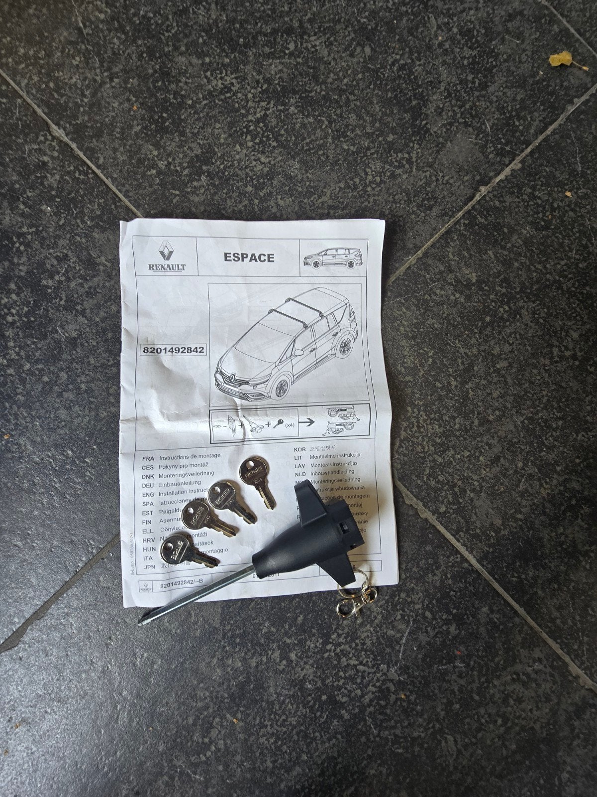 Originele dakdragers Renault Espace, Autos : Divers, Enlèvement ou Envoi, Comme neuf