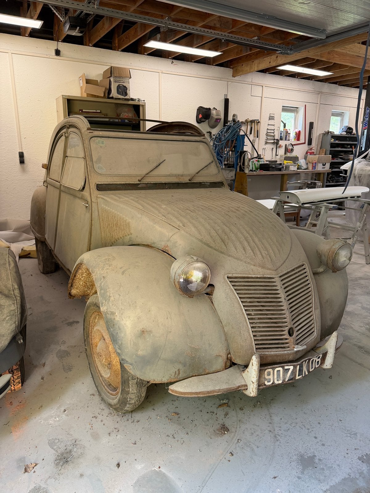 1953 Citroen 2CV 2PK type A Mecano soudé, Particulier, Te koop, Citroën