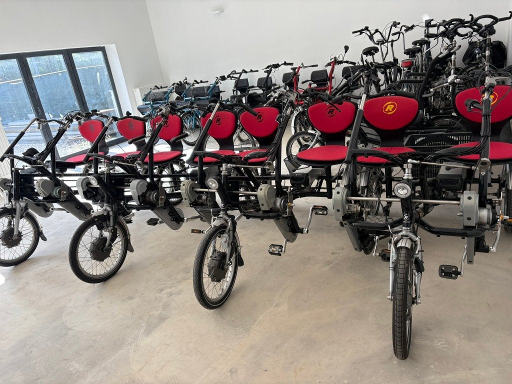 DUOFIETSEN met motor VEEL KEUZE : fun2go, Orthros+ garantie, Fietsen en Brommers, Ophalen, Zo goed als nieuw, Van raam fun2go