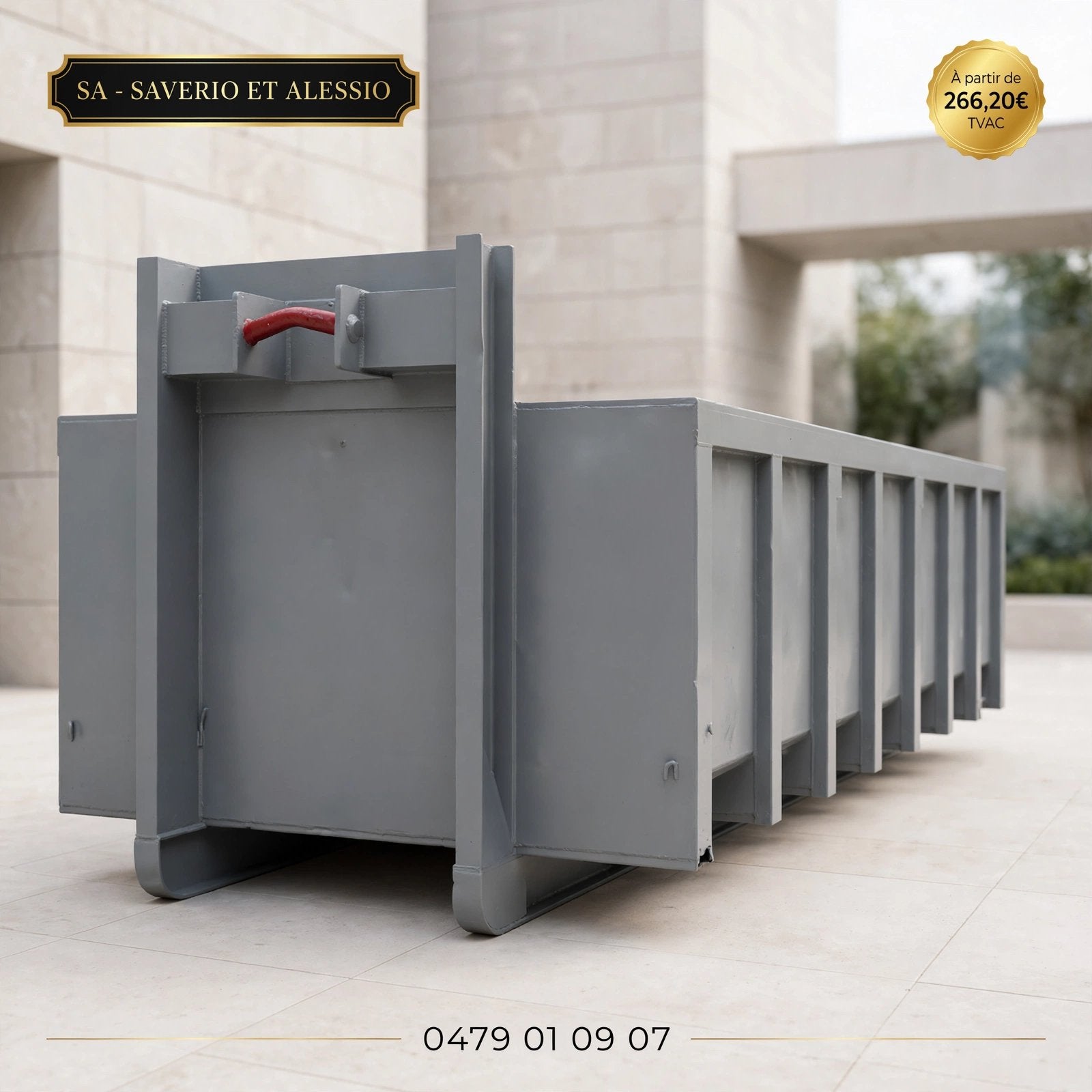 LOCATION CONTAINER, Enlèvement