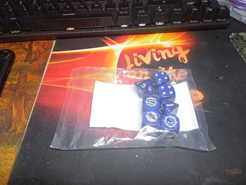 Blood Bowl Blue dice set 2024, Hobby en Vrije tijd, Ophalen of Verzenden, Nieuw, Warhammer, Accessoires