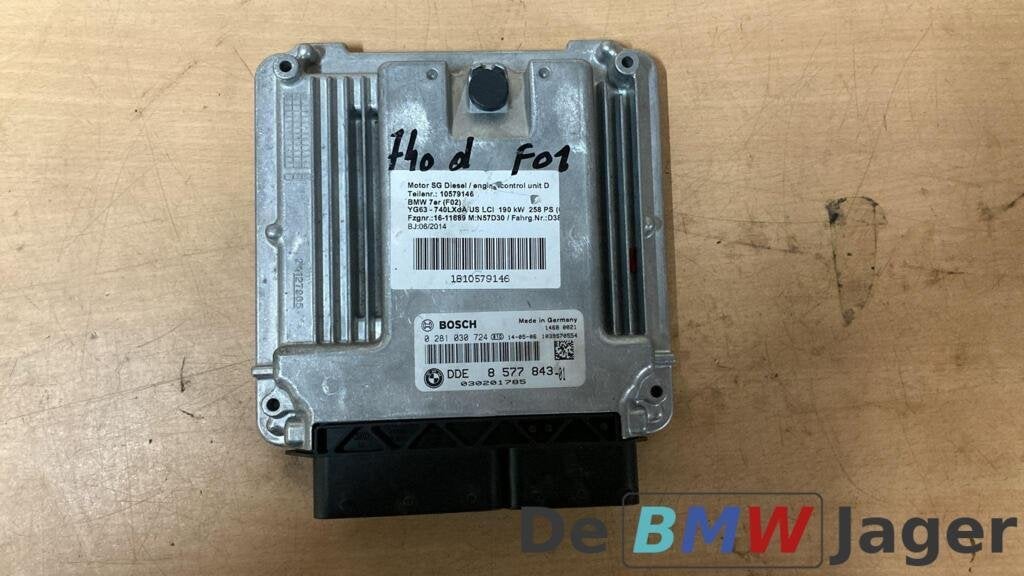 DDE module BMW F30 F07 F01 F15 F16 8577843, Enlèvement ou Envoi, Utilisé, BMW, BMW