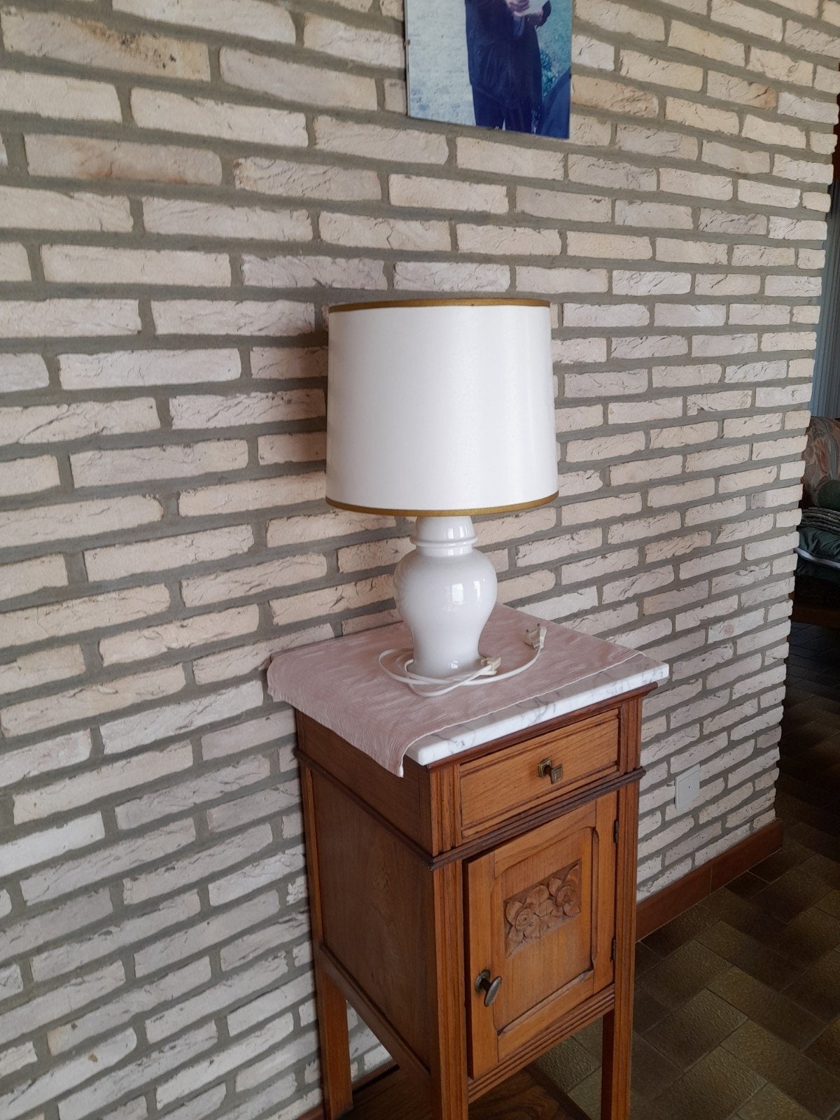 Lampenkap, Ophalen