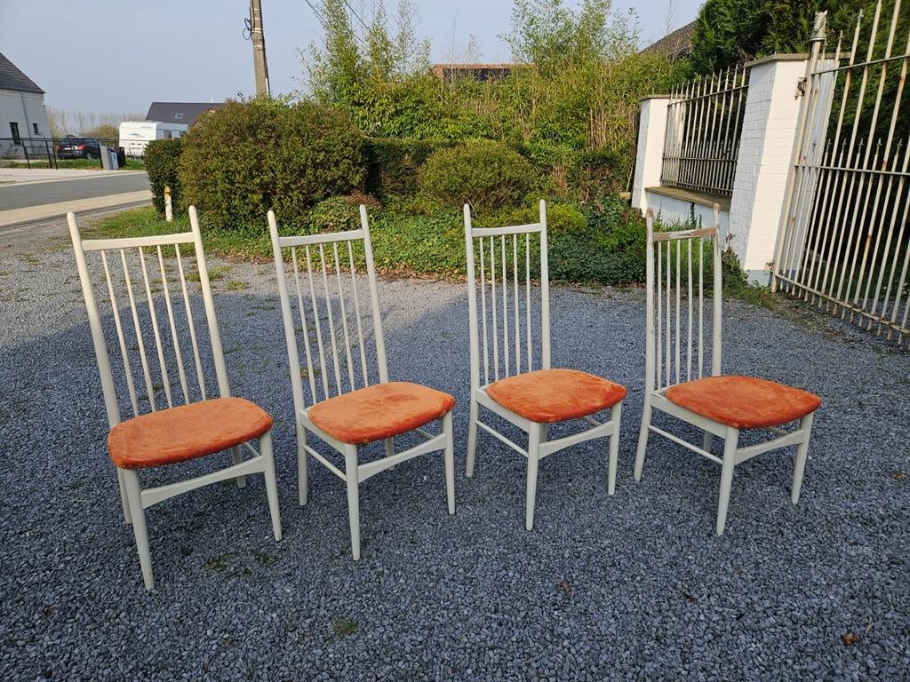 4 spijlstoelen, Antiek en Kunst, Ophalen