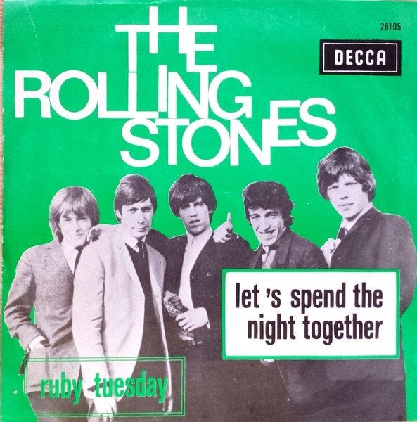 ROLLING STONES, PASSONS LA NUIT ENSEMBLE, CD & DVD, Vinyles Singles, Comme neuf, Single, 1960 - 1969, Rock et Metal, Enlèvement ou Envoi
