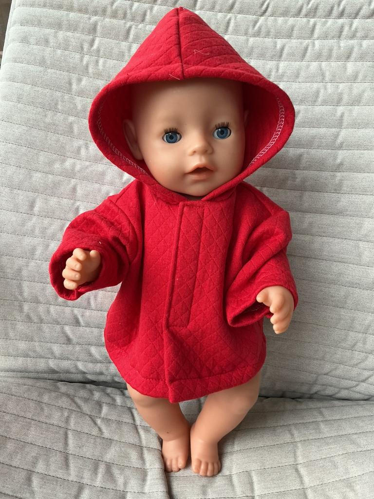 117. Babyborn: Nieuw rood jasje, Ophalen of Verzenden, Nieuw, Babypop