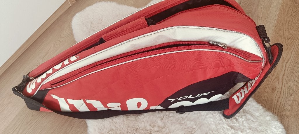 Wilson Tour tennistas / rackettas zwart-rood, Sport en Fitness, Ophalen, Gebruikt, Tas, Wilson