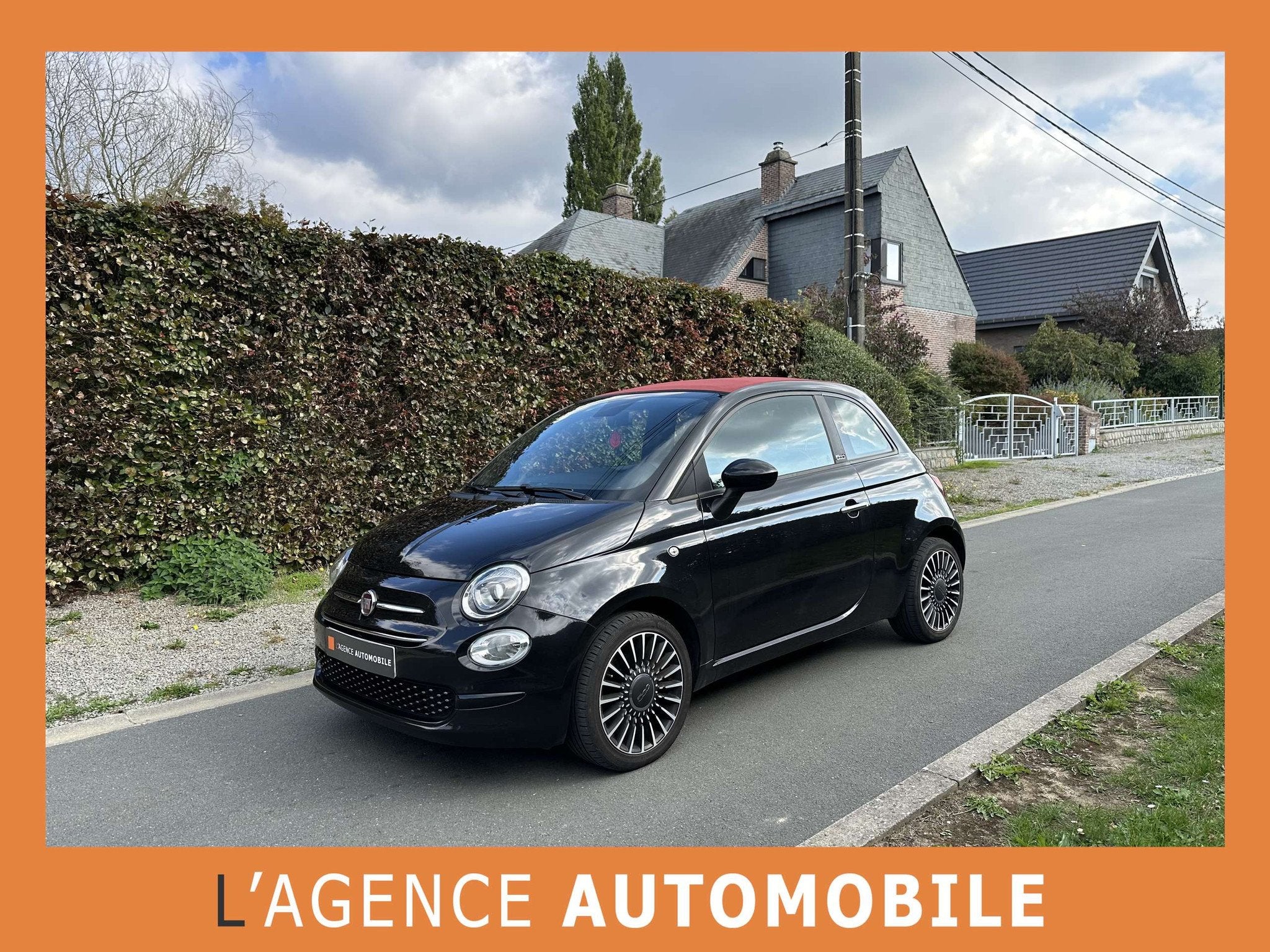 Fiat 500C 1.2i - GARANTIE 12M - 4a (bj 2020, automaat), Auto's, Fiat, 4 zetels, Stof, Gebruikt, 4 cilinders