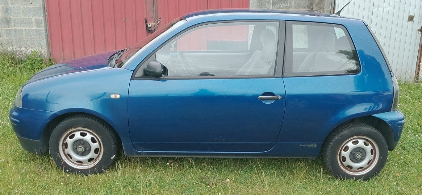 Seat Arosa 2002 - 1,0 MPI, Auto's, Beige, Arosa, Blauw, Handgeschakeld