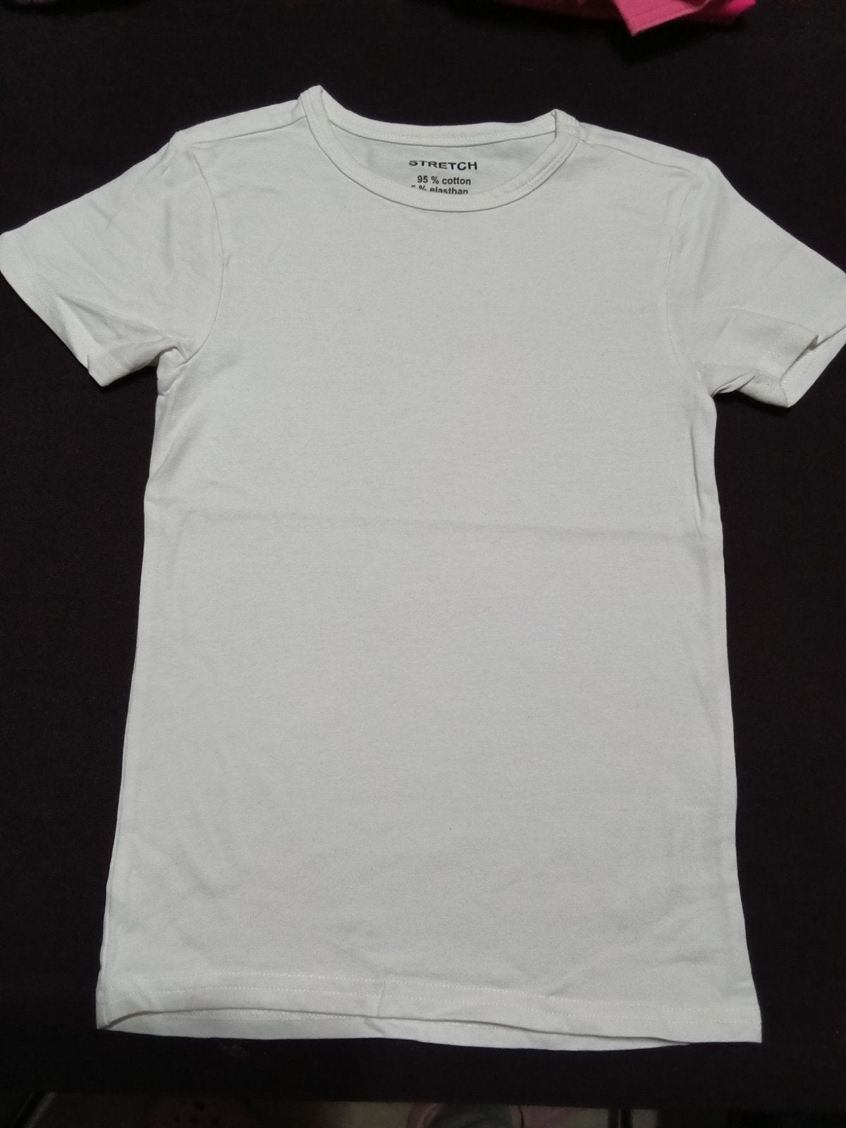 T-shirt blanc neuf, Enfants & Bébés, Enlèvement ou Envoi, Neuf, Garçon ou Fille, Autres types
