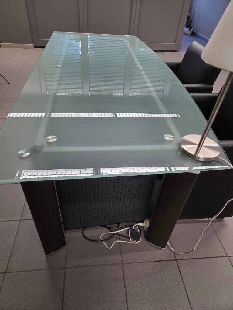 bureaumeubel, Huis en Inrichting, Ophalen, 90 cm, Met lades, Bruin