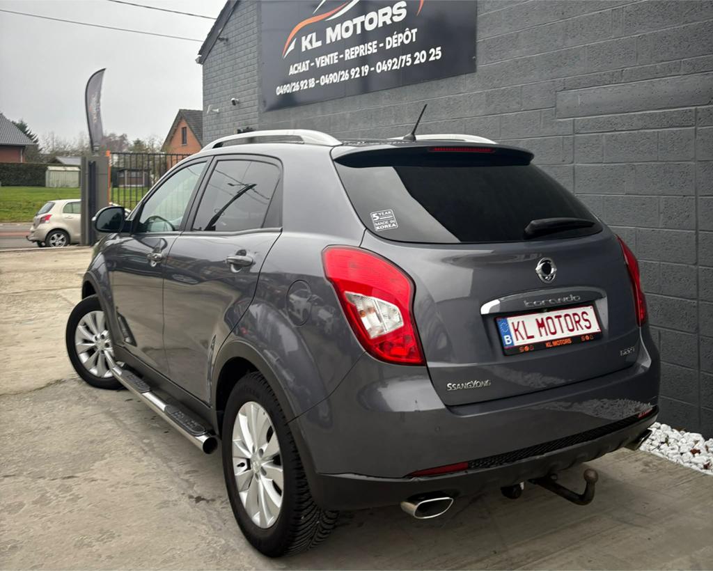 SsanYong Korando 2.2d 80 000Km Carpass 2017 Euro 6b, Autos, SsangYong, Argent ou Gris, Achat, Entreprise, Boîte manuelle
