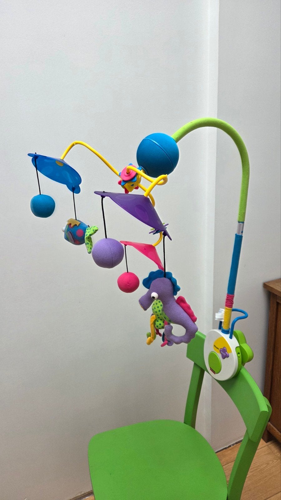 Parkmobiel baby met muziek, Kinderen en Baby's, Ophalen of Verzenden, Zo goed als nieuw, Mobiel, Met geluid